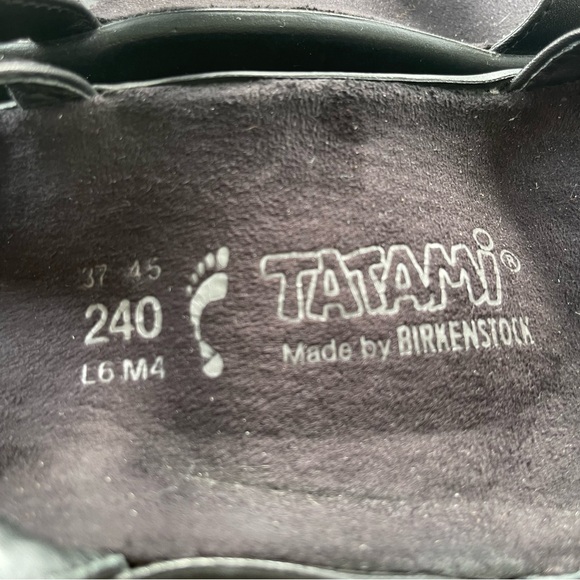 Birkenstock Tatami Josephine Black Leather Sandals Womens Size 37 EU - Picture 4 of 7